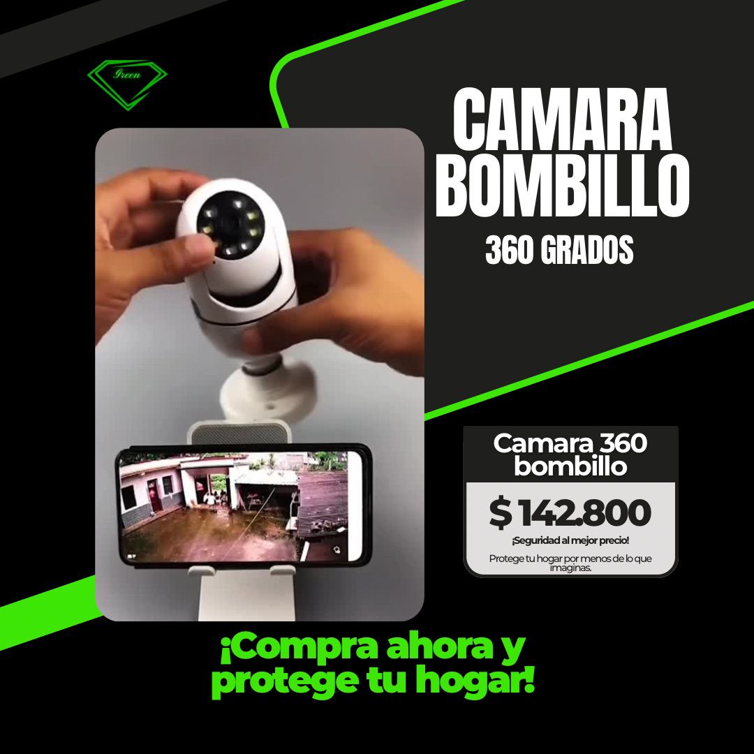 CAMARA BOMBILLO 360 GRADOS