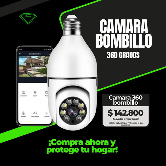 CAMARA BOMBILLO 360 GRADOS